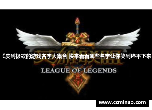 《皮到极致的游戏名字大集合 快来看看哪些名字让你笑到停不下来》